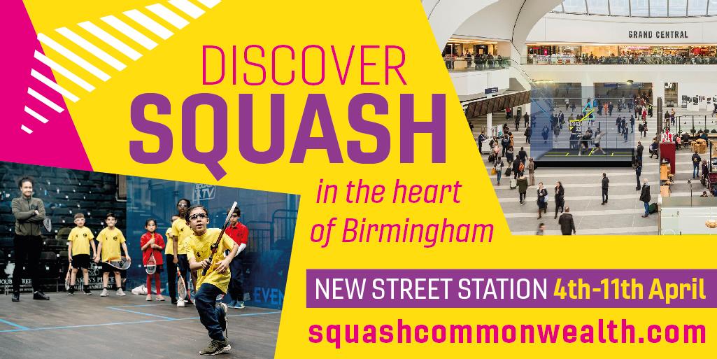 Aston & Fincher sponsor all-glass squash court at Birmingham New Street Station
