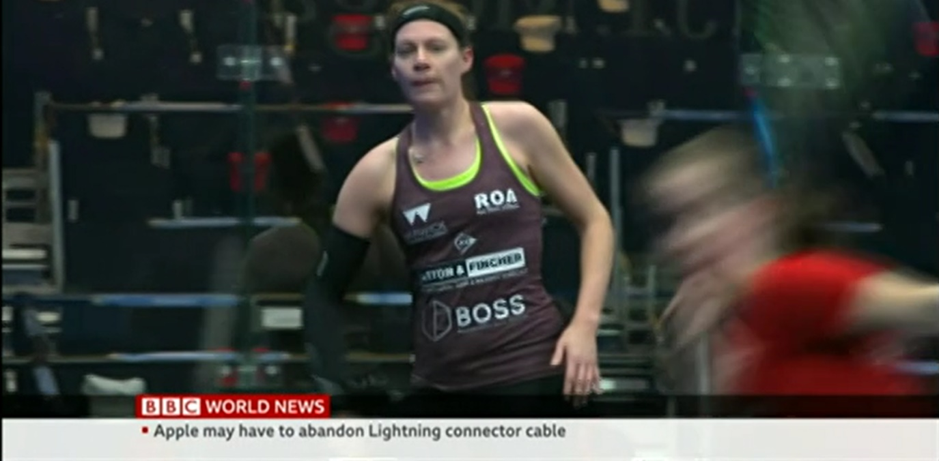 Women's President of the Professional Squash Association, Sarah Jane Perry
