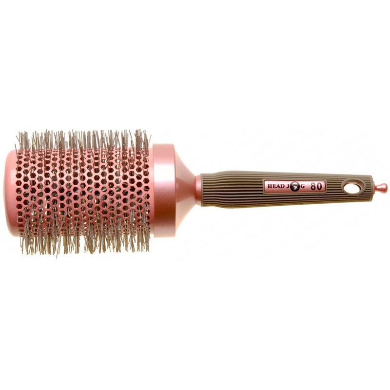 Head Jog 80 Pink Ionic Ceramic Radial Brush, 60mm