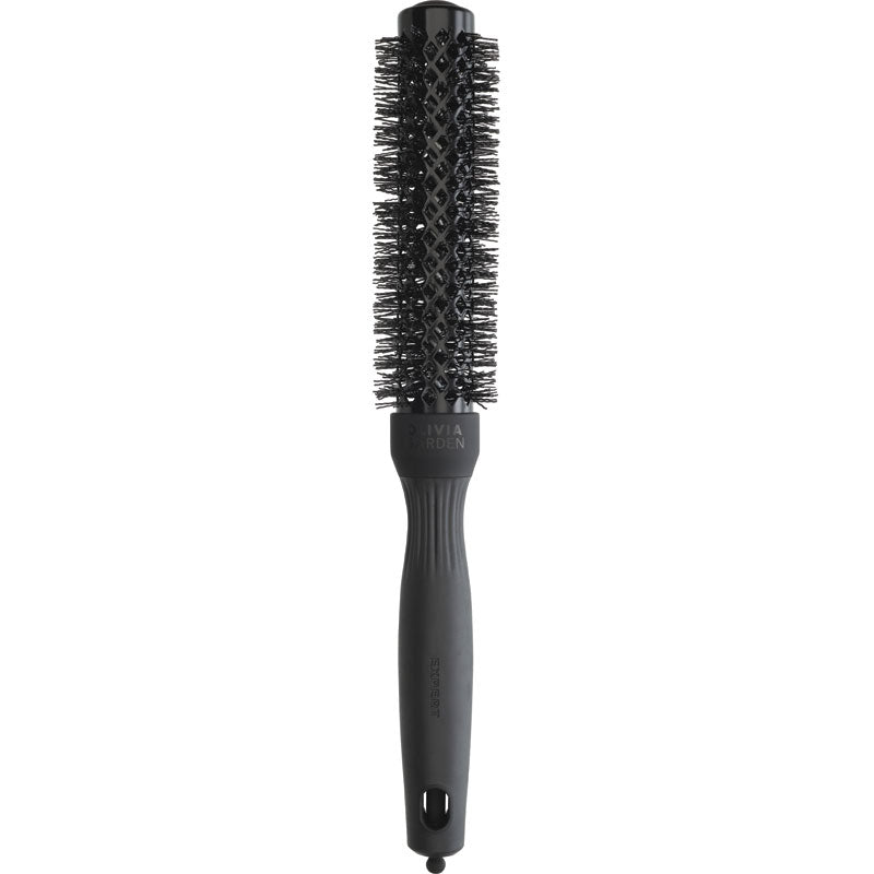 Olivia Garden Expert Blowout Speed Wavy Bristles Black Label Hair Brush, 25mm
