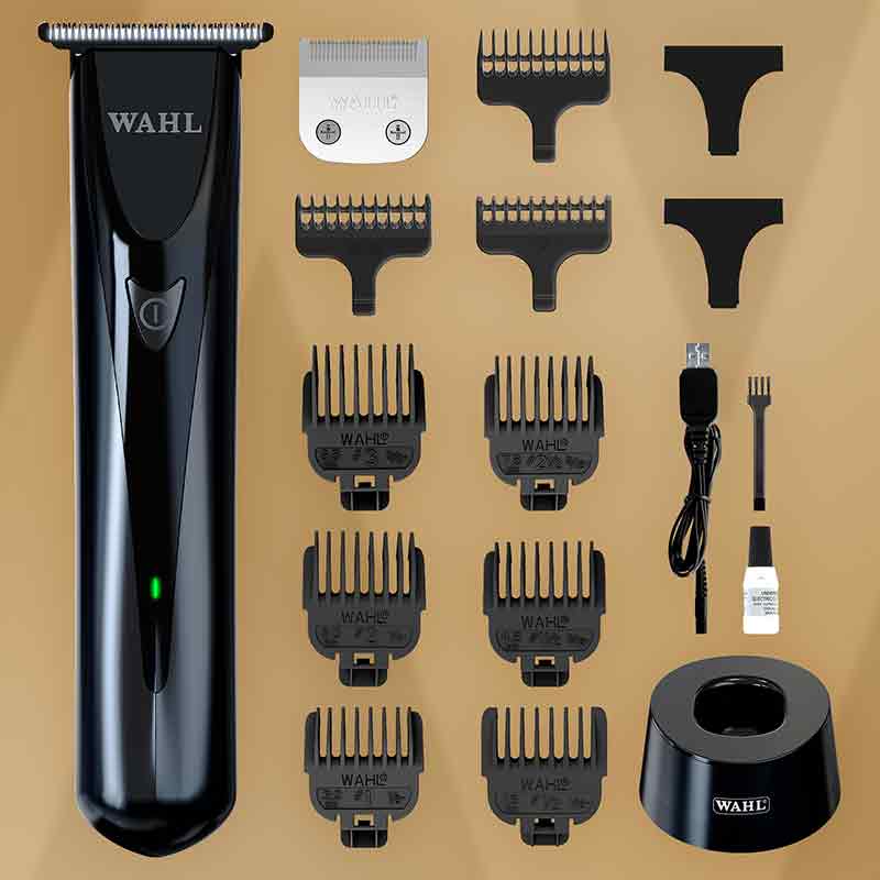 Wahl Cromini Duo Two Blade Cordless Black Hair Trimmer