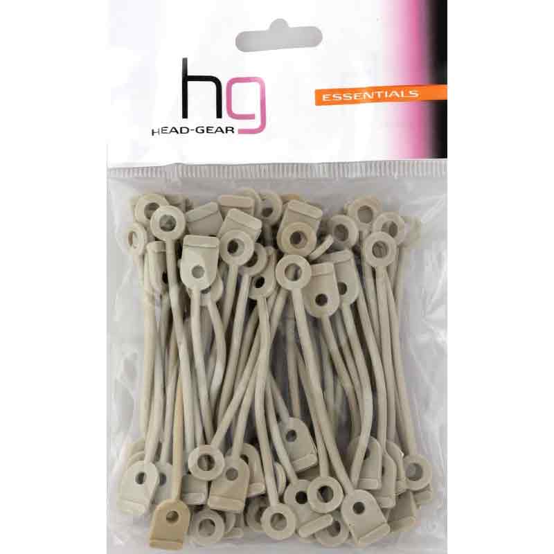 Head Gear Long and Round Perm Rod Rubbers (50)