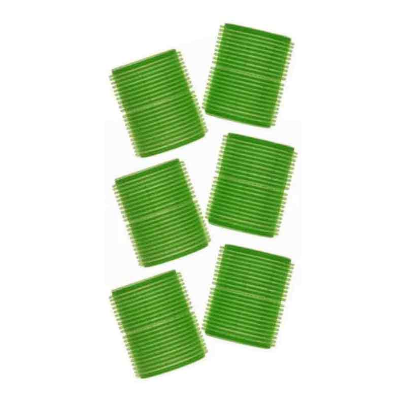 Head Gear Velcro Rollers, Green 48mm (6)