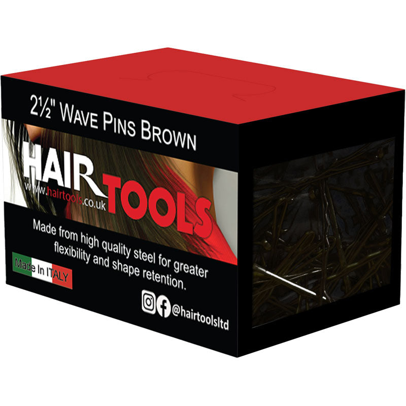 Hair Tools Wave Pins, Brown 2" (1000)