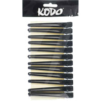 Kodo Aluminium Clips, Black (12)