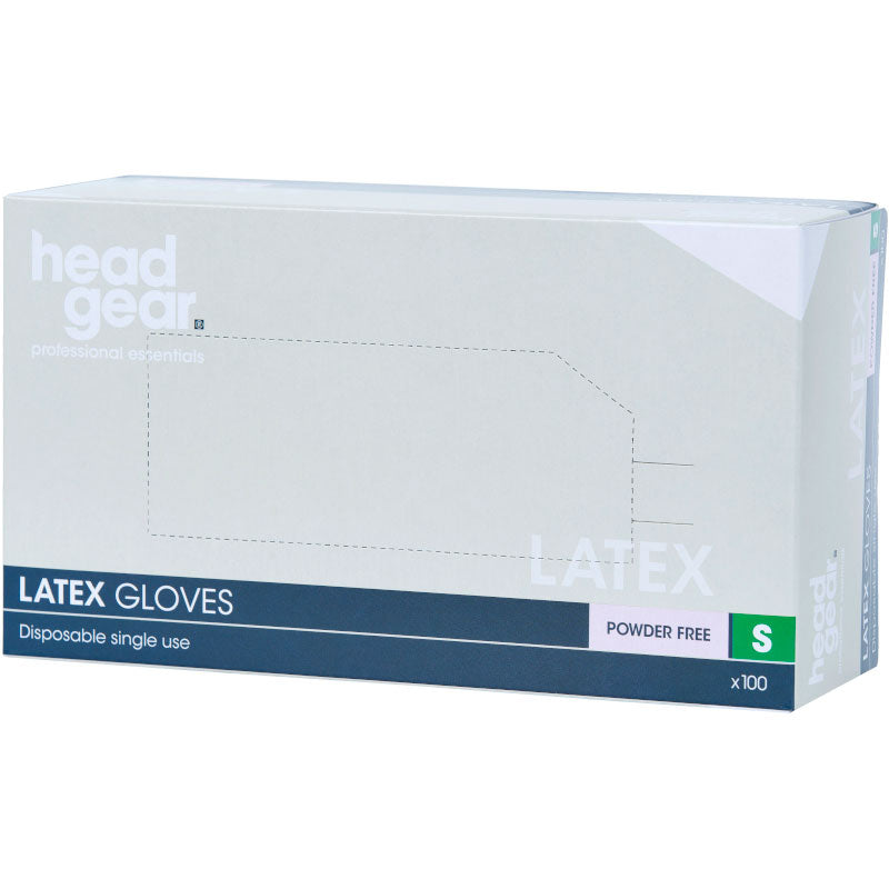 Head Gear Latex Gloves Powder Free (100)