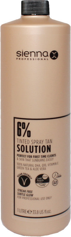 Sienna X Tinted Spray Tan Solution 1 Litre
