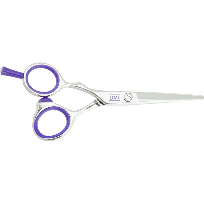 DMI Purple Steel Left Handed Hairdressing Cutting Scissors - 5 Inches