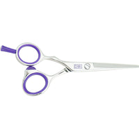 DMI Purple Steel Left Handed Hairdressing Cutting Scissors - 5 Inches