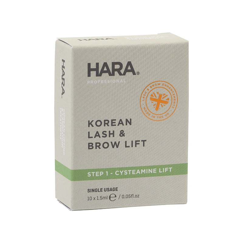 Hara Korean Lash & Brow Lift Step 1 Cysteamine Lift  1.5ml - Pack of 10