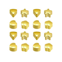 Caflon Gold Plated Assorted Shape Regular Stud Earrings - Pack of 12