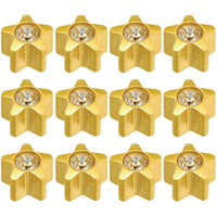 Caflon Gold Plated Starstone April Regular Stud Earrings - Pack of 12
