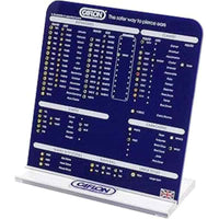 Caflon Ear Piercing Stud Selection Display Board with Stand