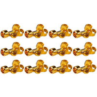 Caflon Gold Plated November Birthstone Mini Stud Earrings - Pack of 12
