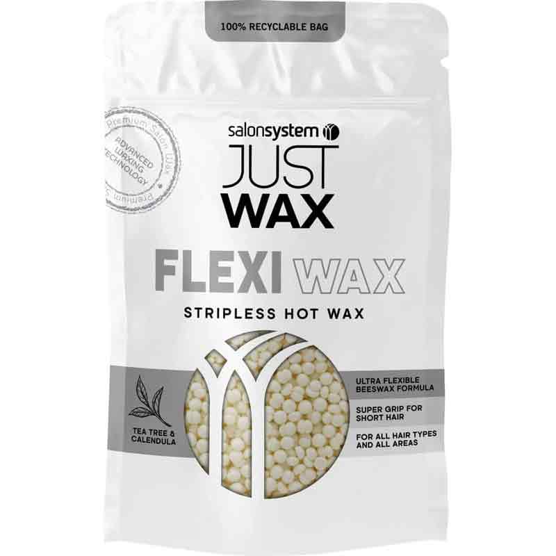 Salon System Just Wax Flexiwax Hot Wax Beads, Tea Tree 700g