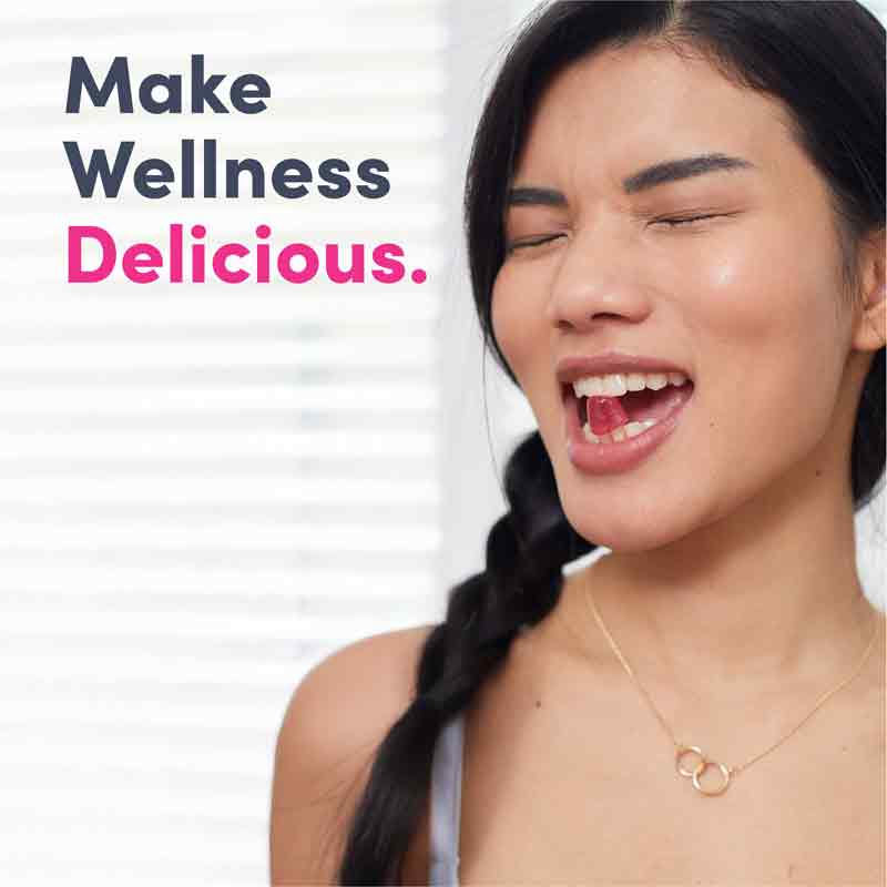 NeoCell Advanced Beauty Biotin 10,000µg Strawberry Gummies - Pack of 60