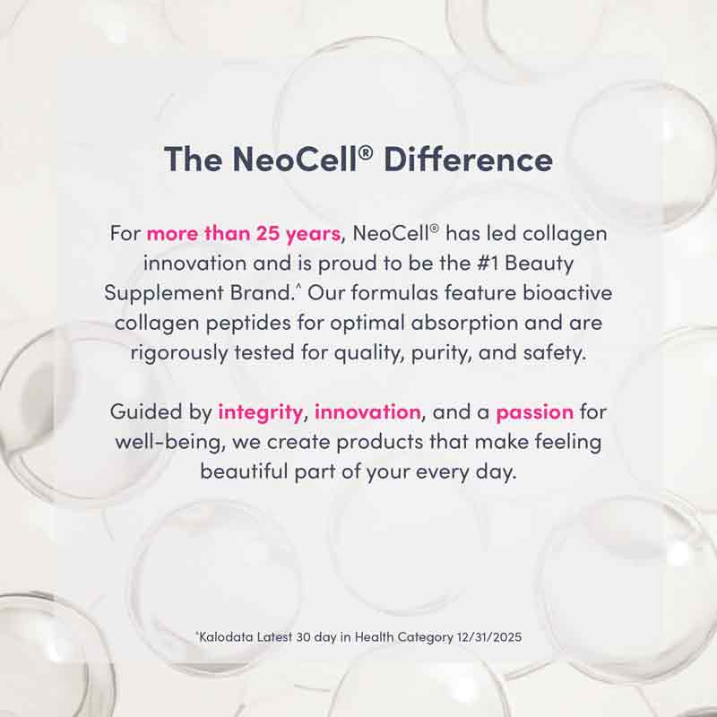NeoCell Advanced Beauty Biotin 10,000µg Strawberry Gummies - Pack of 60