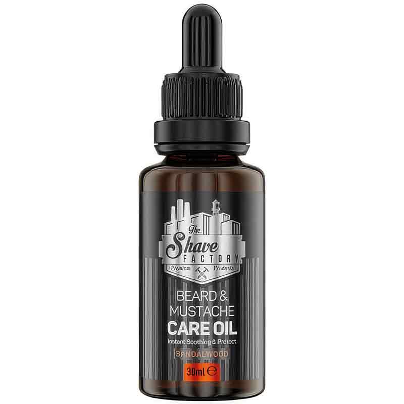 The Shave Factory Beard & Mustache Care Oil Sandalwood 30ml