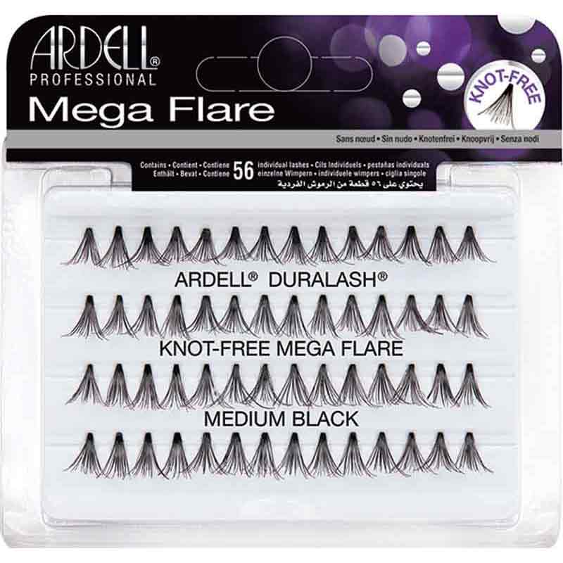 Ardell Mega Flare Individuals, Black Medium