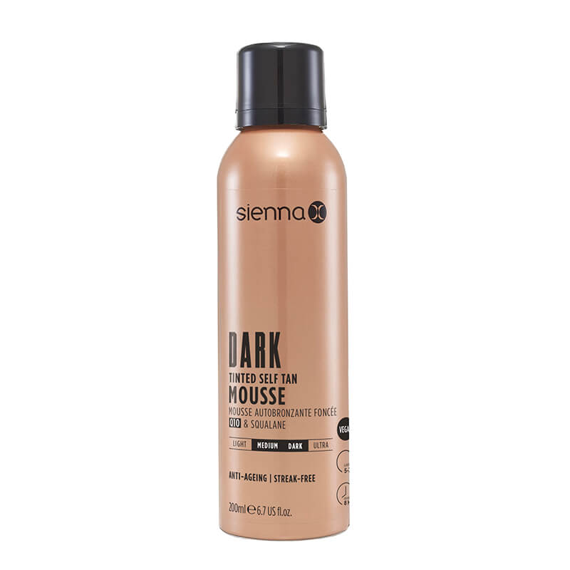 Sienna X Sleep Q10 Tinted Self Tan Mousse Medium-Deep 200ml