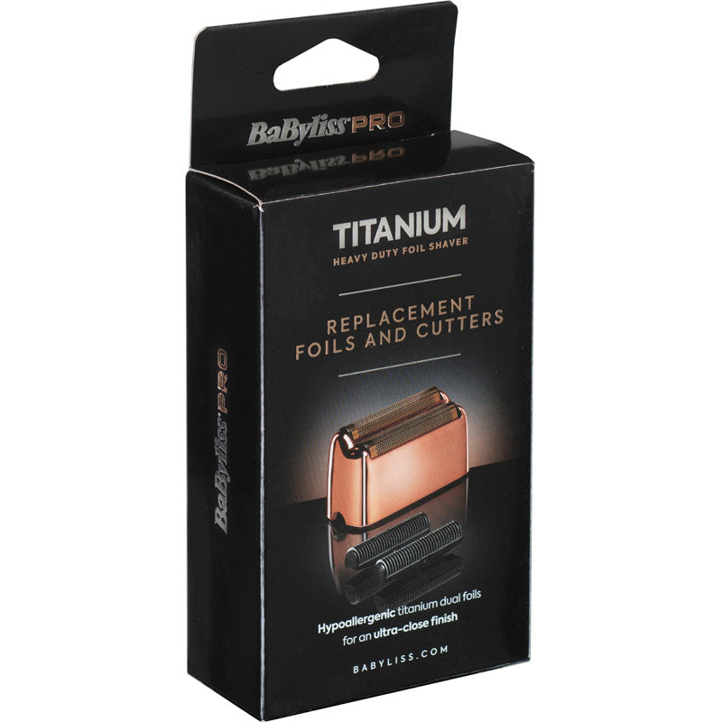 BaByliss Pro Titanium Rose Gold Double Foil Shaver Replacement Foil Head