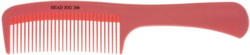 Head Jog 206 Detangle Comb, Pink