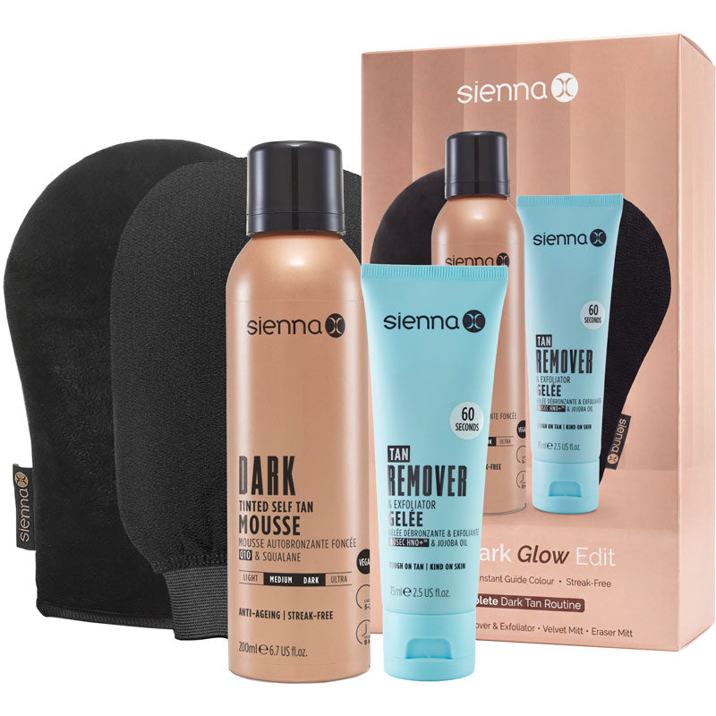 Sienna X The Dark Glow Edit Self Tan & Remover Kit