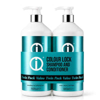 iQ Colour Lock Shampoo & Conditioner Twin Pack 