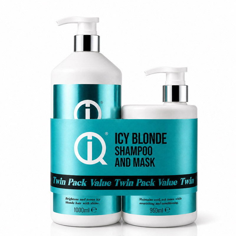 iQ Icy Blonde Shampoo and Hair Mask Twin Pack