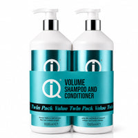 iQ Volume Hair Shampoo & Conditioner Twin Pack 1 Litre