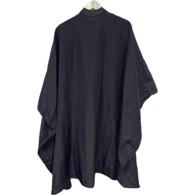 Hair Tools SIlicon Black Neck Hairdressing Gown