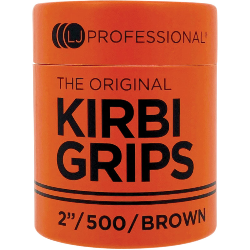 Lady Jayne 2 Inch Brown Waved Kirby Grips - Pack of 500
