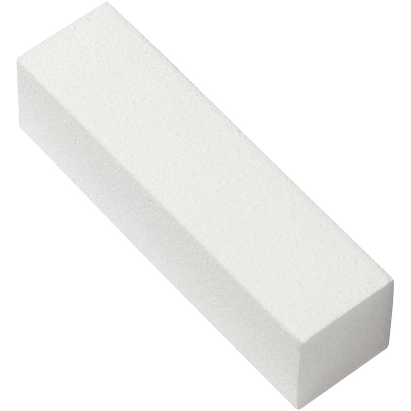 The Edge 4 Way White Sanding Nail Block, 100/100 Grit - Pack of 10