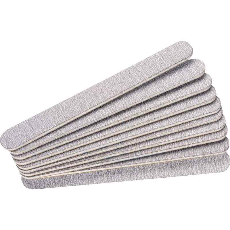 The Edge Zebra Nail Files, 100/180 Grit - Pack of 10