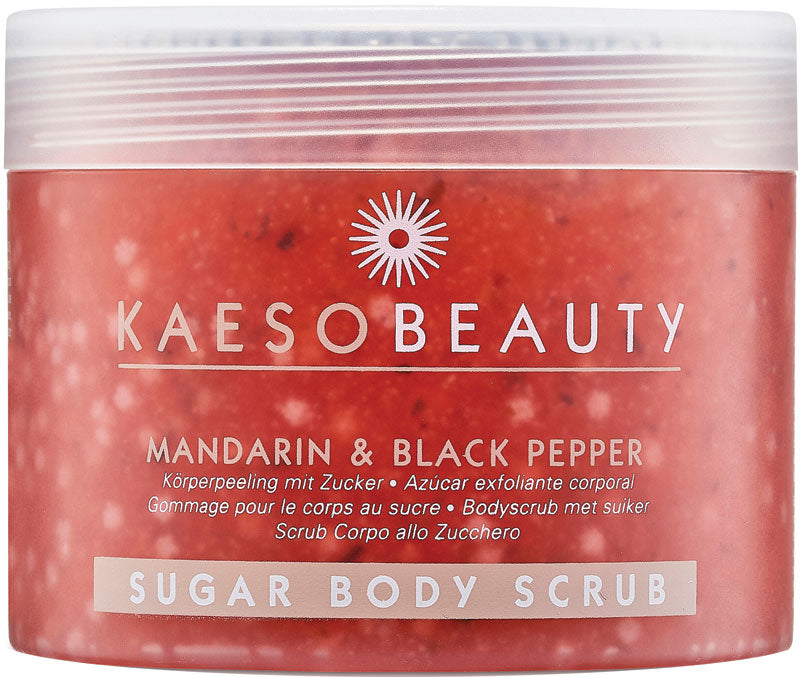 Kaeso Sugar Body Scrub, Mandarin & Black Pepper 450ml