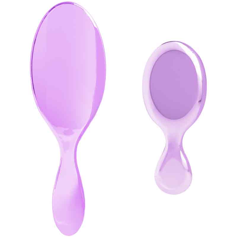 WetBrush Purple Original Detangler + Mini Detangler Limited Edition Gift Set