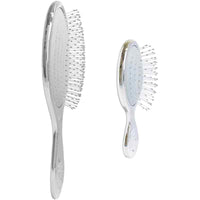 WetBrush Silver Original Detangler + Mini Detangler Limited Edition Gift Set