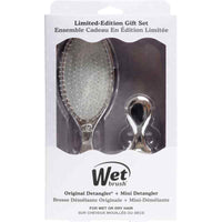 WetBrush Silver Original Detangler + Mini Detangler Limited Edition Gift Set