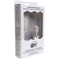 WetBrush Silver Original Detangler + Mini Detangler Limited Edition Gift Set