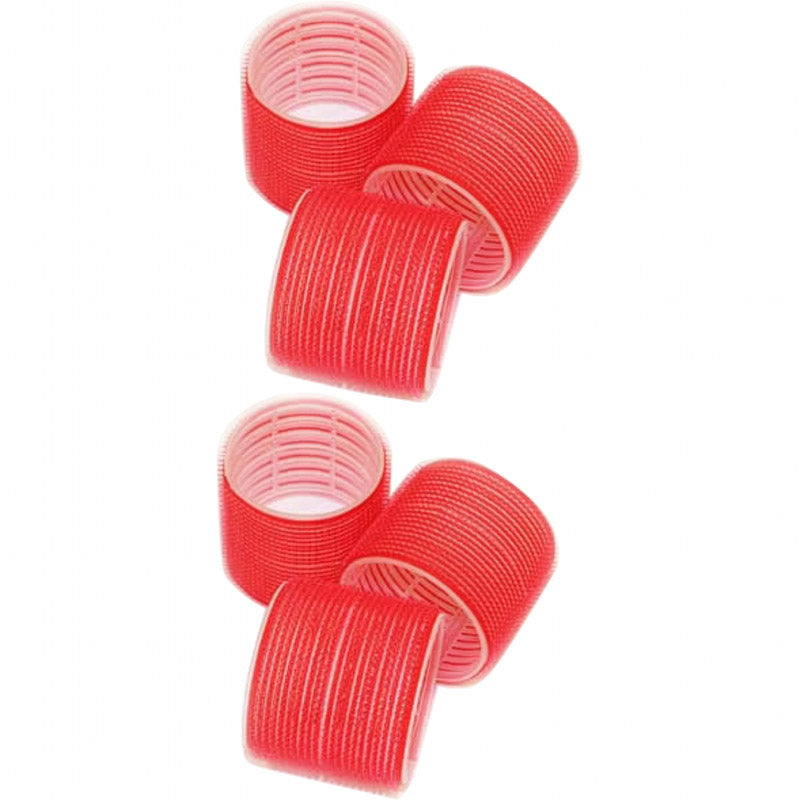 Head Gear Velcro Rollers, Red 70mm (6)