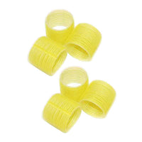 Head Gear Velcro Rollers, Yellow 66mm (6)