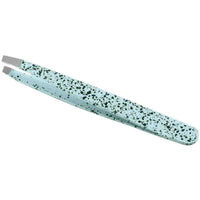 A+F Pro Multi Colour Slant Tweezer, Eggshell Design