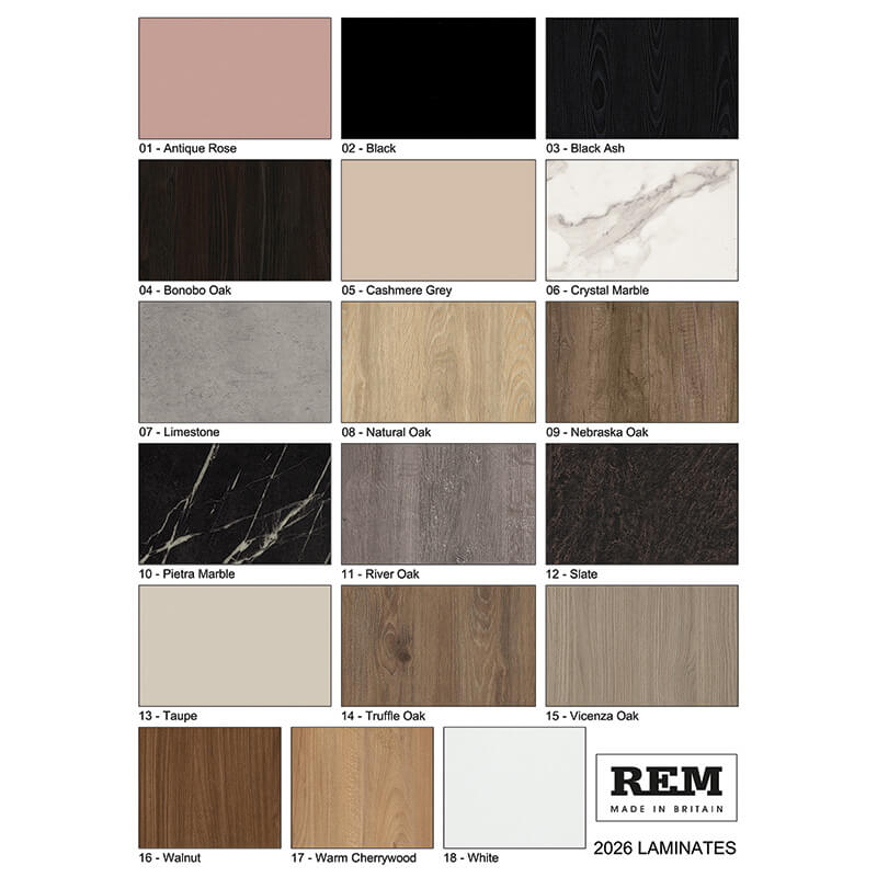 REM Laminate Swatches 2026