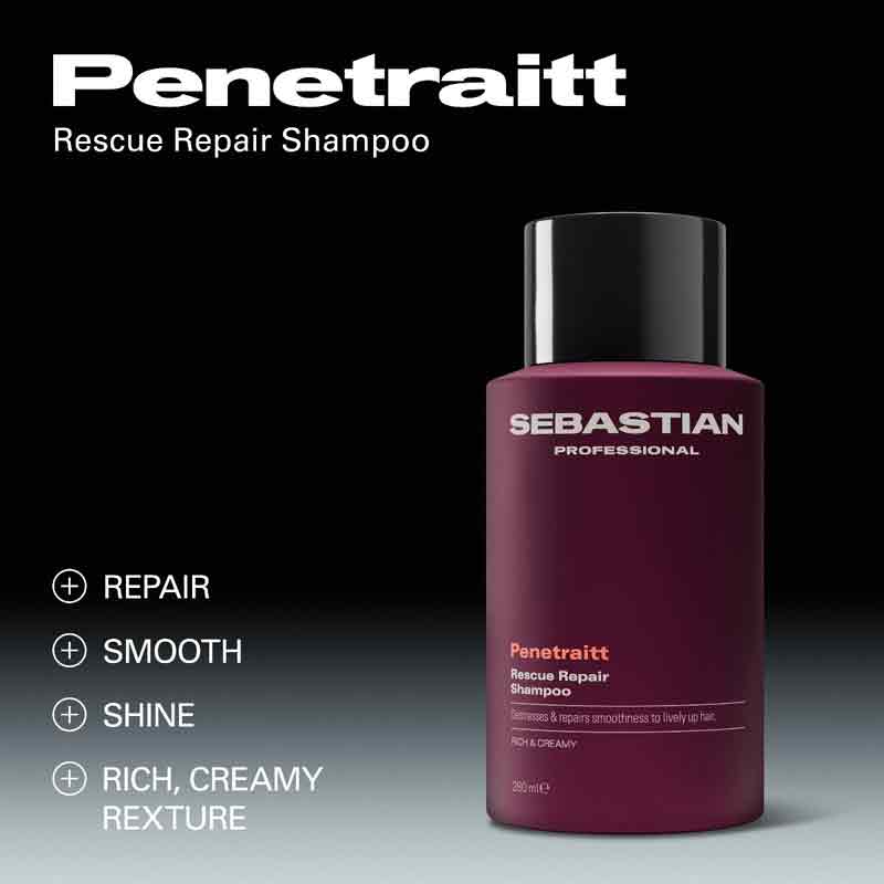 Sebastian Professional Penetraitt Rescue Repair Hair Shampoo 280ml