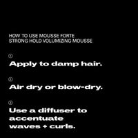Sebastian Professional Mousse Forte Strong Hold Volumising Hair Mousse 200ml