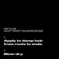 Sebastian Professional Volupt Thickify Volumising Hair Mousse 190ml