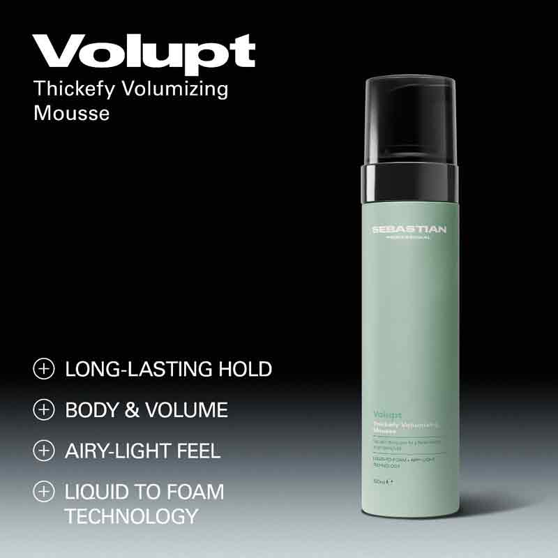 Sebastian Professional Volupt Thickify Volumising Hair Mousse 190ml