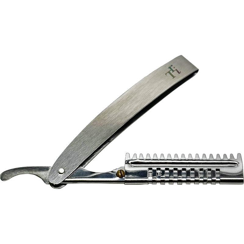 TRI Stainless Steel Folding Razor
