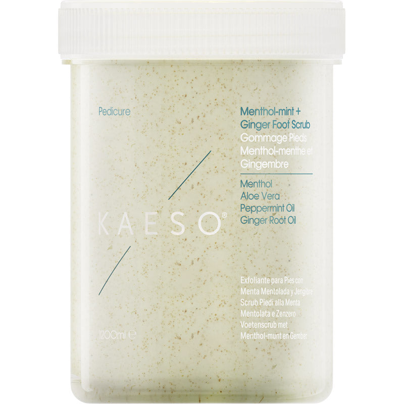 Kaeso Pedicure Menthol-mint + Ginger Foot Scrub 1200ml