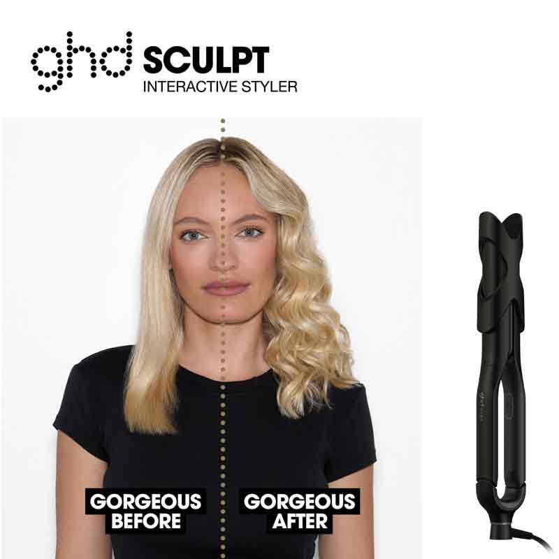 ghd Black Sculpt Interactive Hair Straightener